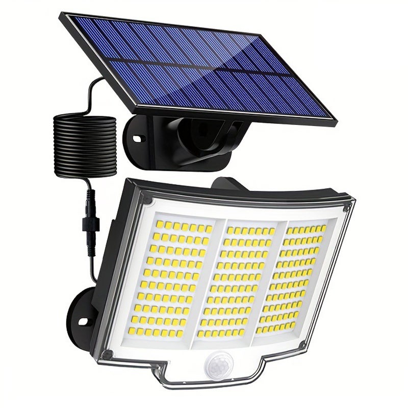 Luminaire LED Solaire 4W avec Détecteur de Présence et Crépusculaire Blanc  Neutre 4000K - 4500K Li-ion