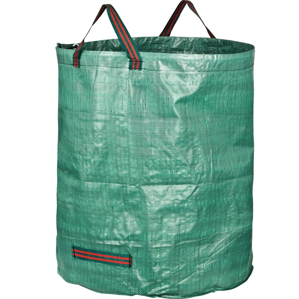 Sacs de jardin de 272l, sacs à ordures imperméables autoportants et  pliables pour le jardin, sac de collecte de feuilles mortes réutilisable