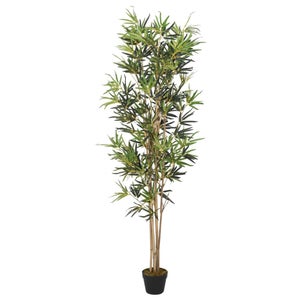 Vidaxl bambou artificiel 380 feuilles 80 cm vert VIDAXL Pas Cher 