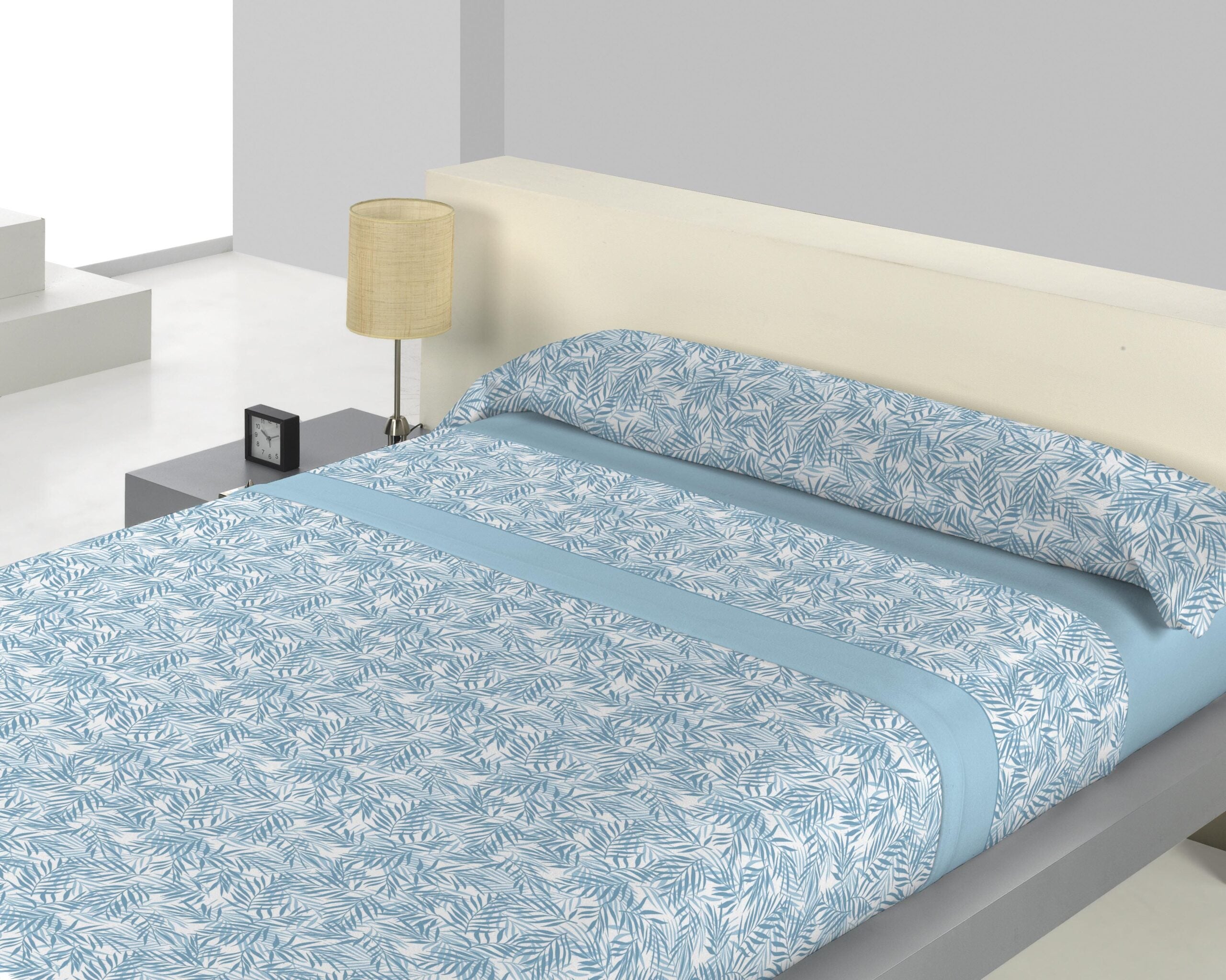 Juego De Sábanas Invierno Afelpadas Pirineo Suave Houston Cama 90cm Azul  Donegal con Ofertas en Carrefour