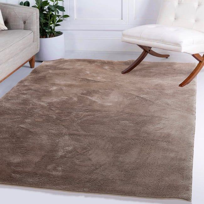 tapis softy gris à franges dimensions - 160x200 S-TPS_SOFTY_FRANG_GRI160 -  Conforama
