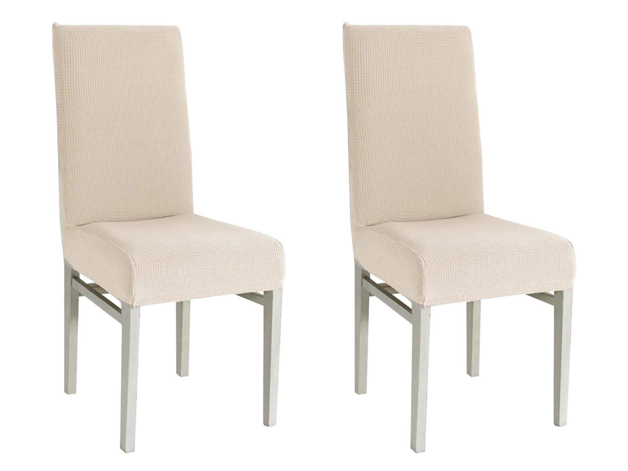 SCHEFFLER-Home Coprisedie Leon/Set Di 2 Copri Sedie Da Pranzo Elastici/Sedie Da Pranzo - Foto 7