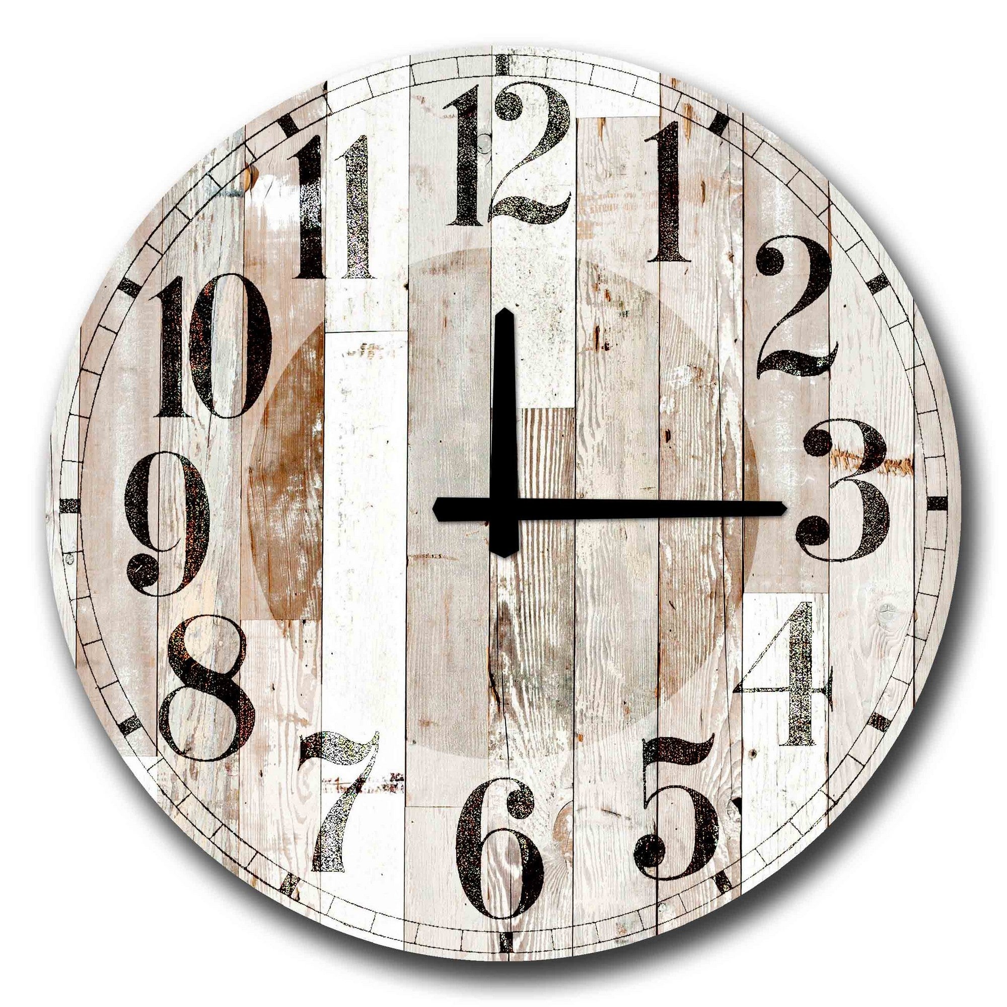 Reloj Digital de Sobremesa Blanco PVC Madera MDF (15 x 7,5 x 7 cm) (12  Unidades) - Tiendetea