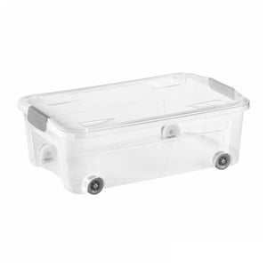 TODO HOGAR - Caja Plástico Almacenaje Grandes Multiusos con Ruedas -  Medidas 510 x 410 x 460 - Capacidad de 70 litros (4) : .es: Hogar y  cocina