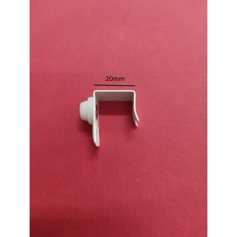 Supporto 20mm No Foro Per Tende A Pacchetto, Bianco, Qualità Made In - Foto 13