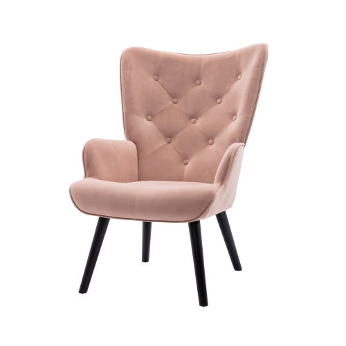  Silla de acento Sala/dormitorio, silla moderna del ocio rosa :  Hogar y Cocina