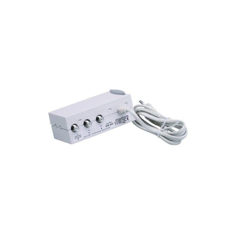 Amplificatore Domestico BVS 3-65 Per Antenna TV – 30 DB, 85-862 MHz, Con Canale Di Ritorno E Equalizzazione, Per DVB-T E Cavo