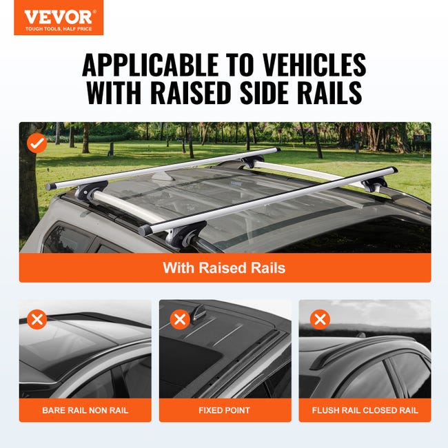 Coussinets de protection universels pour toit de voiture avec poutres,  barres transversales en PVC, stockage de cargaison, toit souple T1