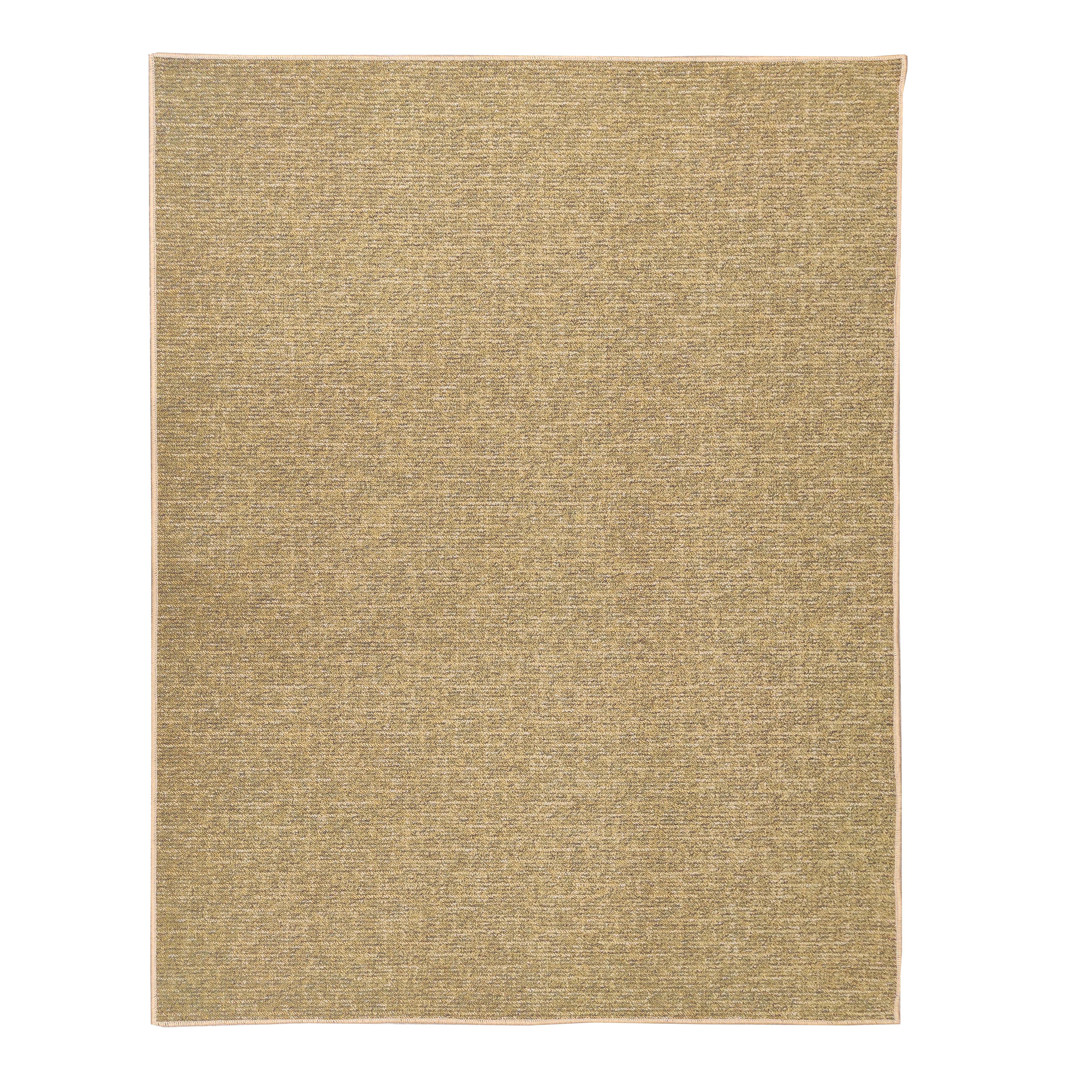 Alfombra amoeiro amarillo, tadi &imperio 1979, grande lisa , rústica efecto yute natural sin pelo , nudos, 100x200 cm