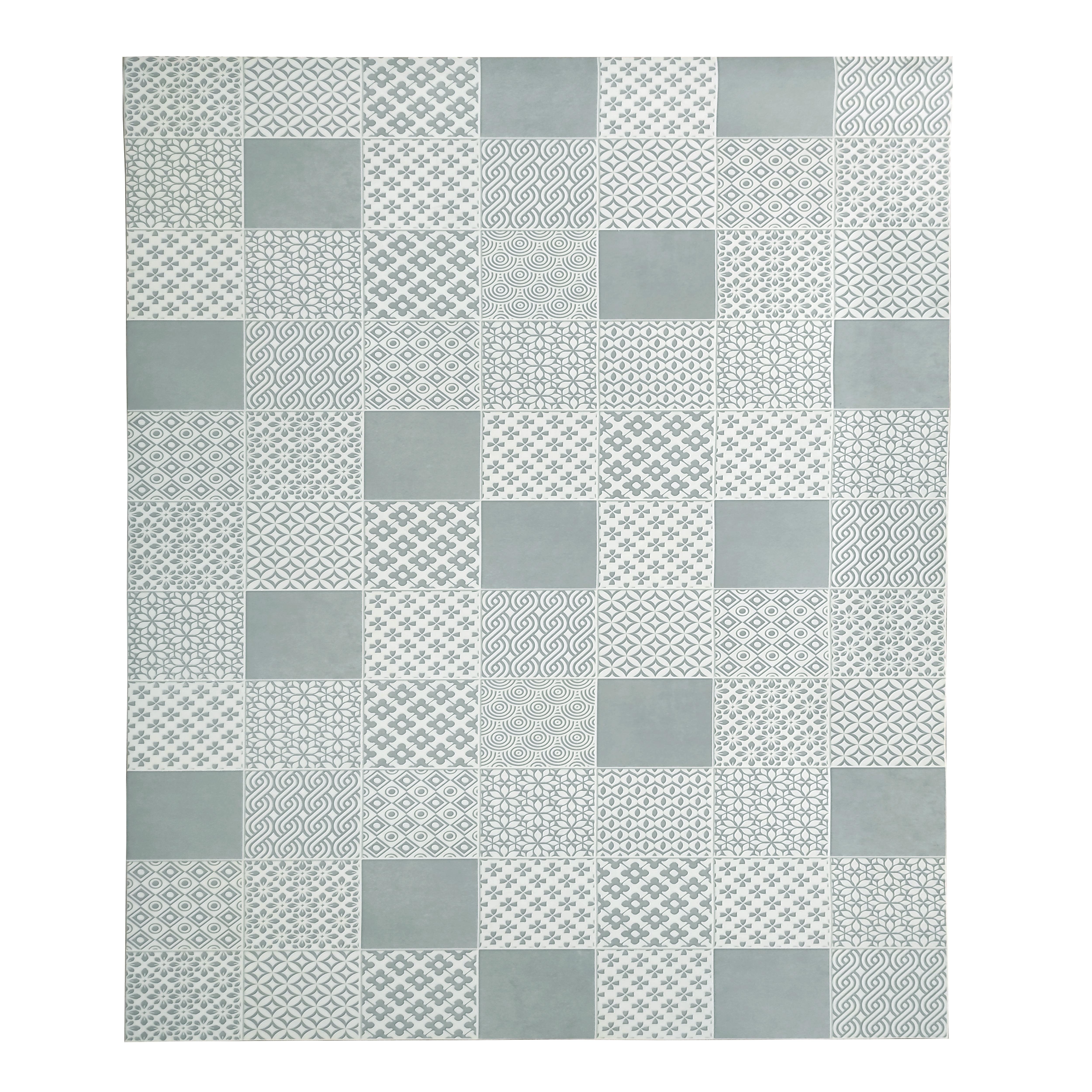 Alfombra vinilo alhambra 04 plata , alfombras tadi & imperio 1979, diseño hidráulico dibujo digitalizado, 200x300 cm