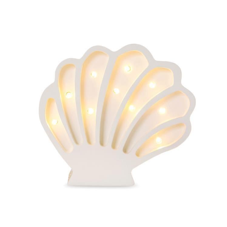 SEASHELLLampe à poser LED Coquillage H16cm Leroy Merlin