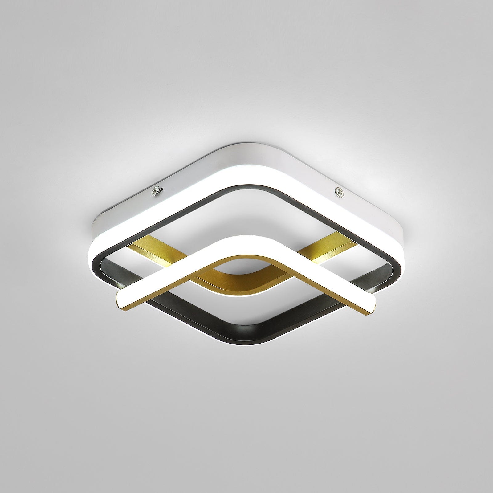 Plafonnier LED Moderne Carré - Maison Louisa