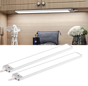Luminaire de cuisine LED, kit capteur, lampe sous meuble spot encastré,  choix : lot de 2, blanc chaud : : Luminaires et Éclairage