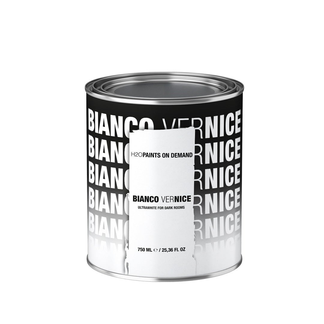 Bianco VERNICE pittura acrilica all'acqua ultra opaco - Super