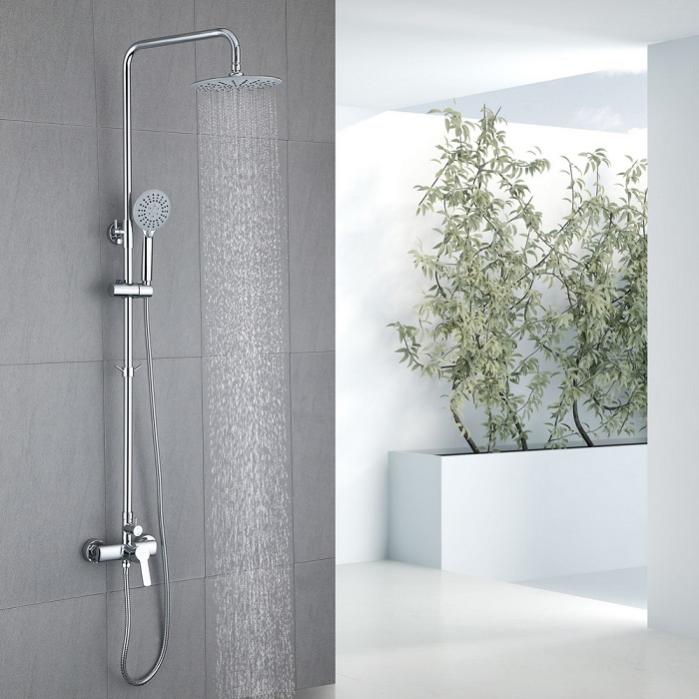 Acheter Support de douche réglable avec crochet, support de pomme de douche,  accessoires de salle de bains, support de barre coulissante
