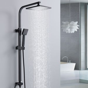 Colonne de douche sans mitigeur avec supports coulissants Sphera