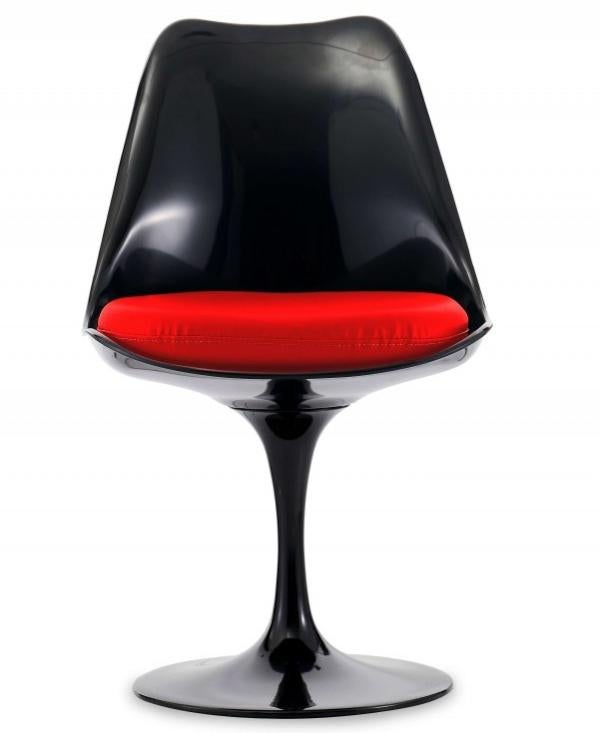 4 Coussins rouges pour chaise tulip tulipe Saarinen neuf