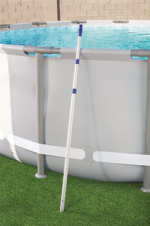Perche télescopique en aluminium pour les accessoires de nettoyage de  piscine Graphite GRE