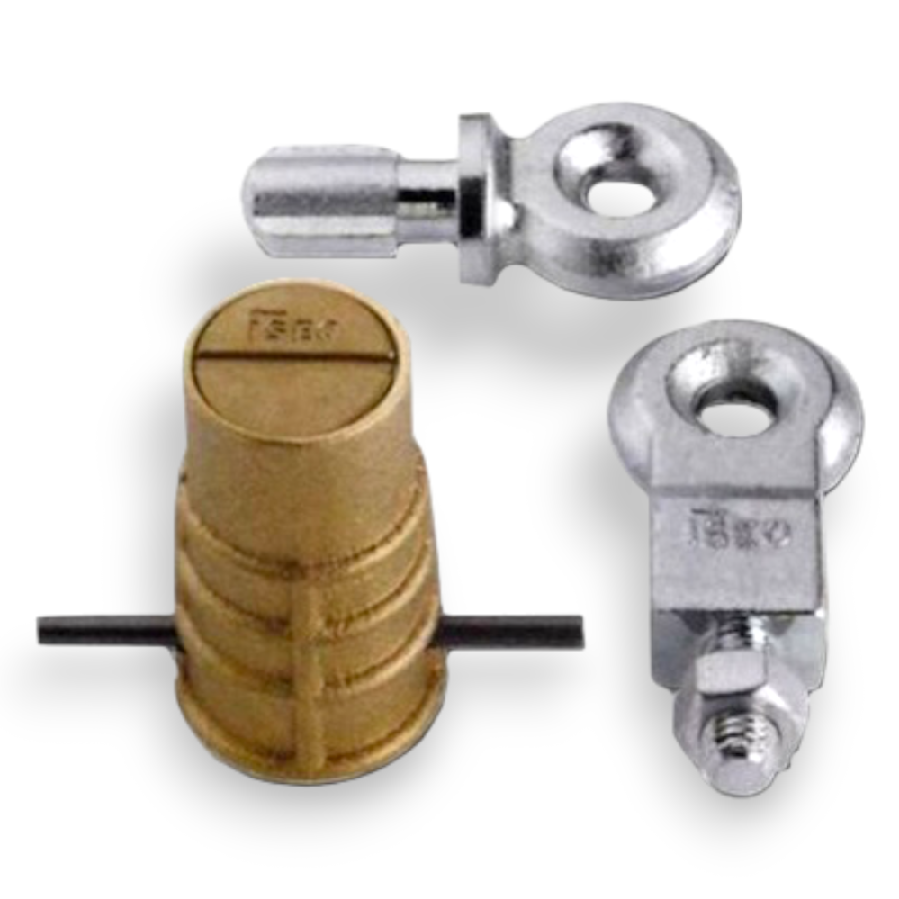 Ancoraggio palo Presa di terra Base palo Supporto palo 101mm 6 pezzi