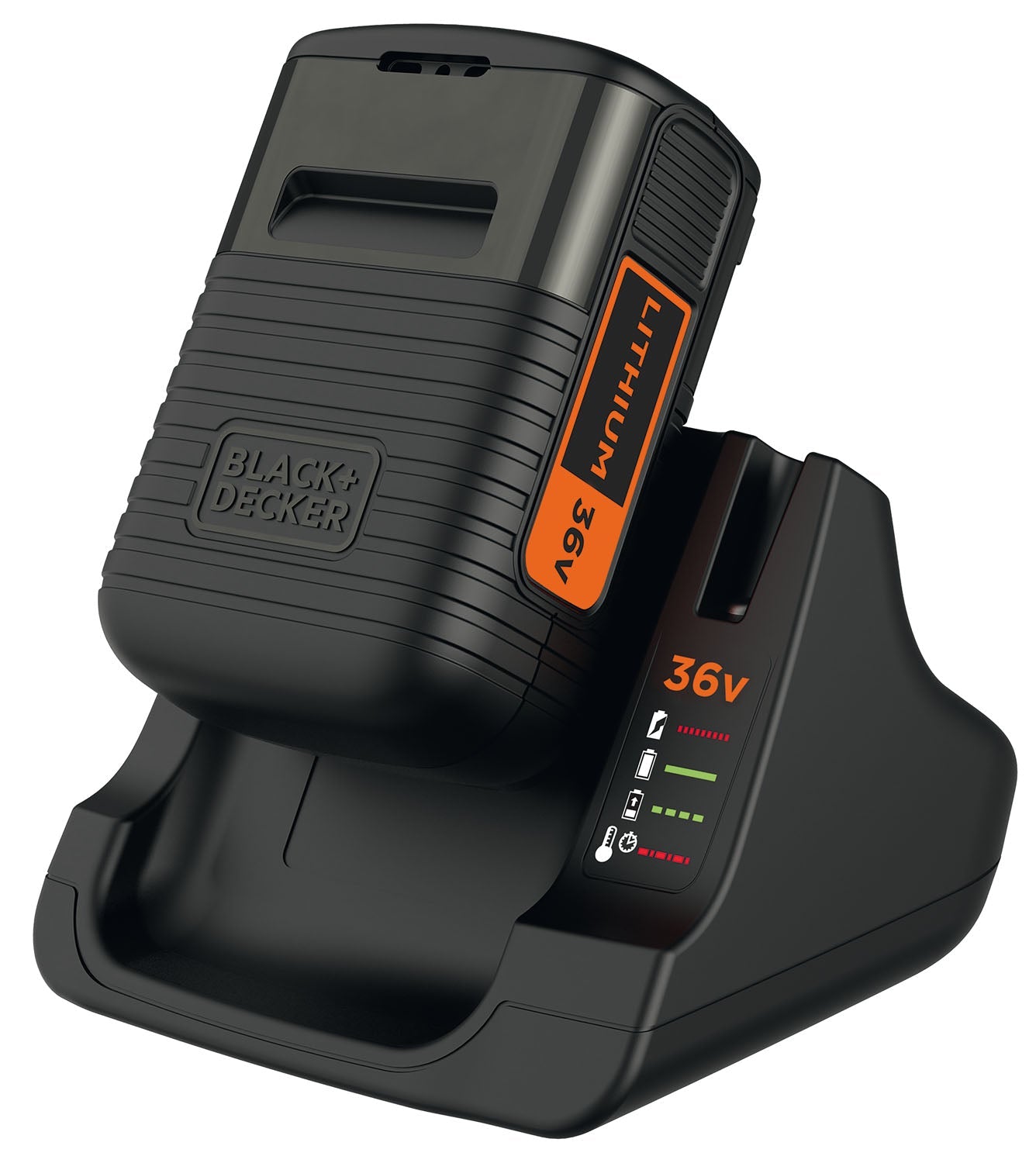Kit batterie + chargeur 36V pour appareils de jardinage Black+Decker