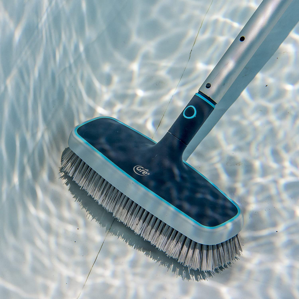 Spazzola Per Pulizia Piscina Fuori Terra - Testina Portatile Con Setole In Nylon, Adatta Ad Aste Standard - Foto 3