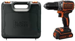 Black & Decker - Black & Decker ASD 18 KB Perceuse-visseuse sans fil  Autosense 18 V + 2x Batteries 1,5 Ah + Chargeur + Coffret - Perceuses,  visseuses sans fil - Rue du Commerce