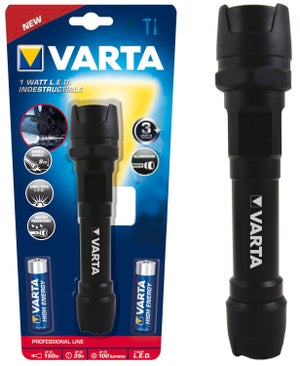 Lampe frontale VARTA Power line Head 4 LED + 3 piles AAA