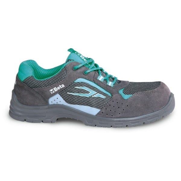 Zapatos de seguridad para mujer Beta 7212LG S1P Mesh Insert Suede