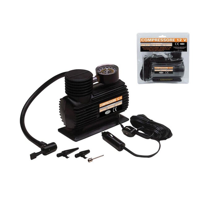 Compressore Aria Portatile Mini 150PSI - Gonfia Gomme Auto, Bici, Moto Con Schermo LCD E Batteria 4000mAh Compressore Portatile - Foto 6