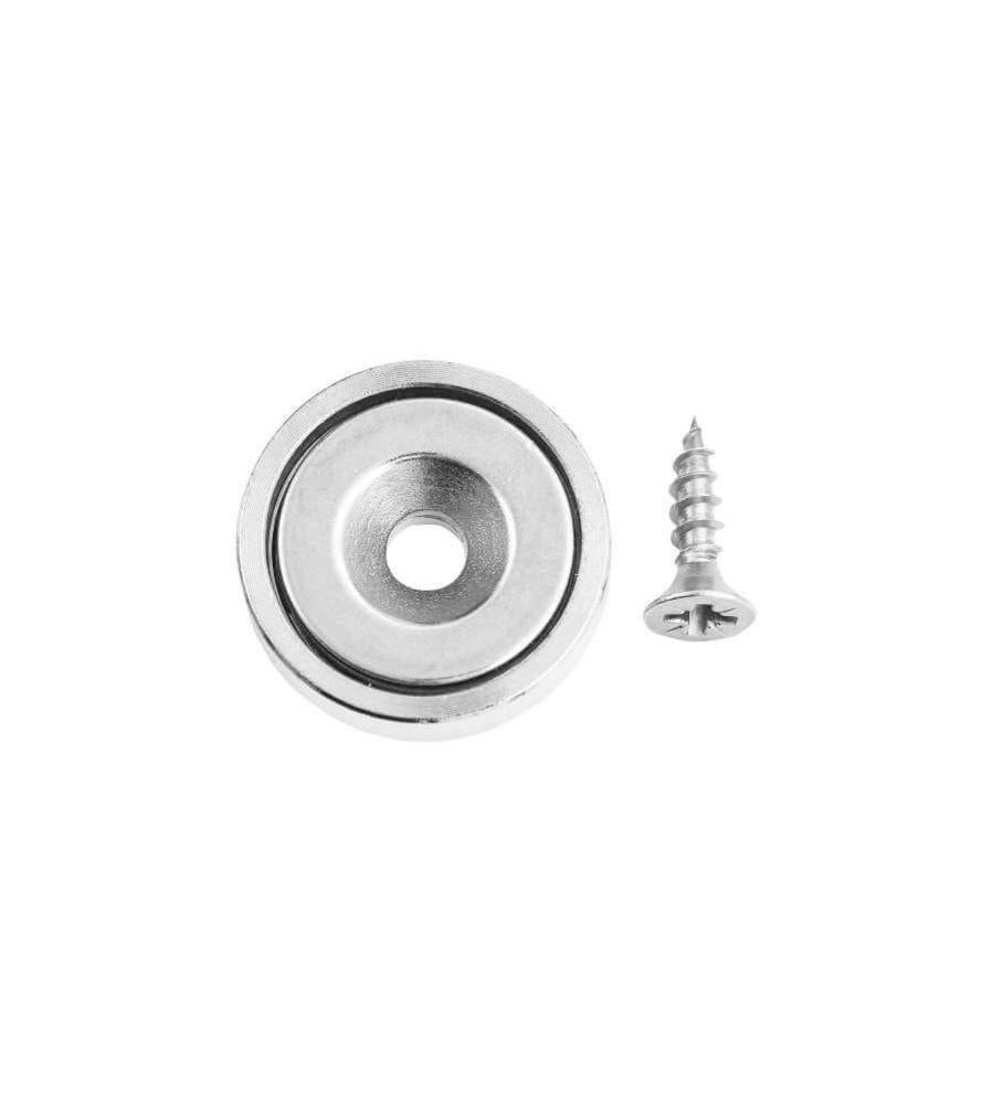 Magneti Gommati Con Filettatura Interna Nero | 22 Mm - Foto 5