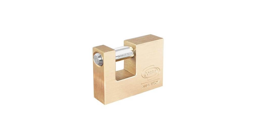 Max-Power Lucchetto Pesante In Ottone Con Arco Temprato - DY220429 (2 Chiavi)