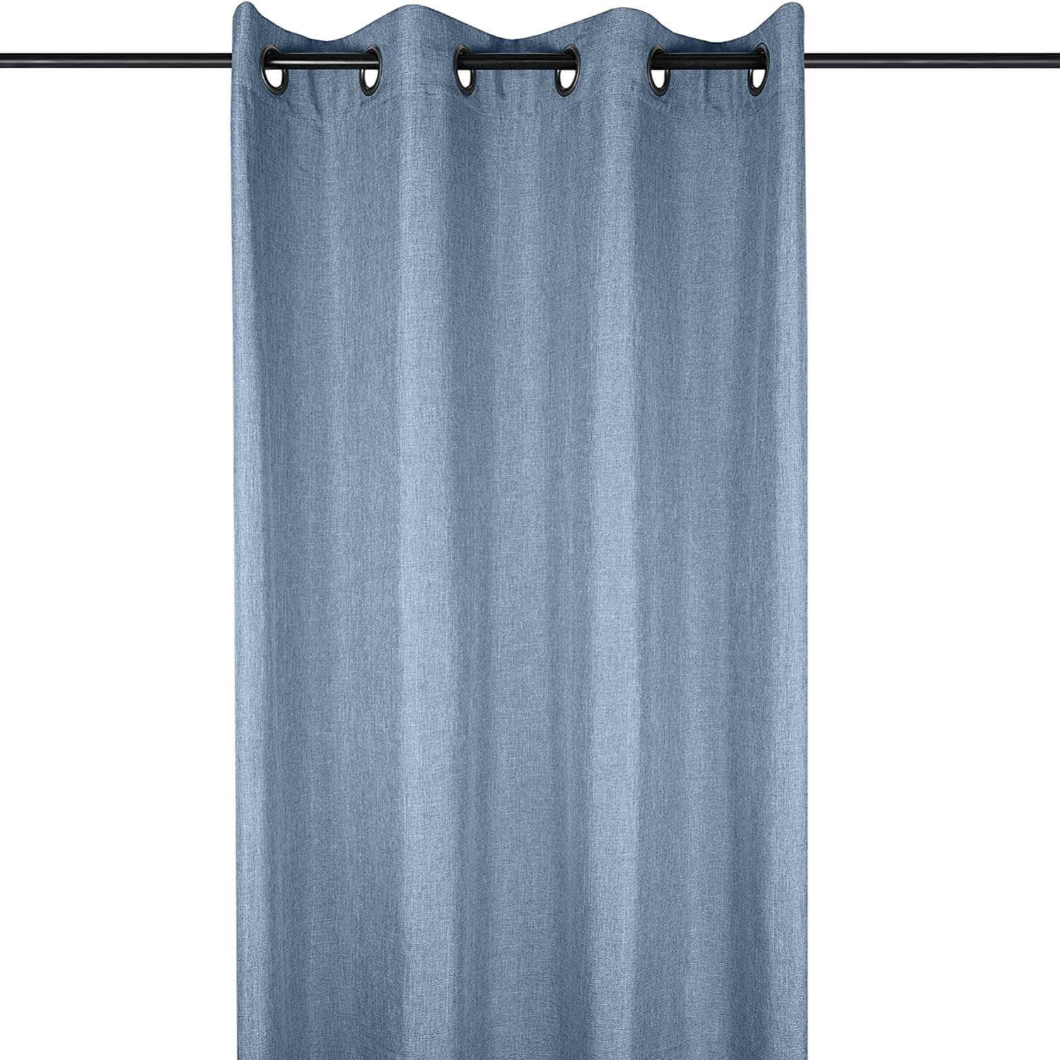 Telo Tenda Grace Kelly Zenoni & Colombi 150x290cm In Taffetà Azzurro Made In Italy – Raffinato E Leggero