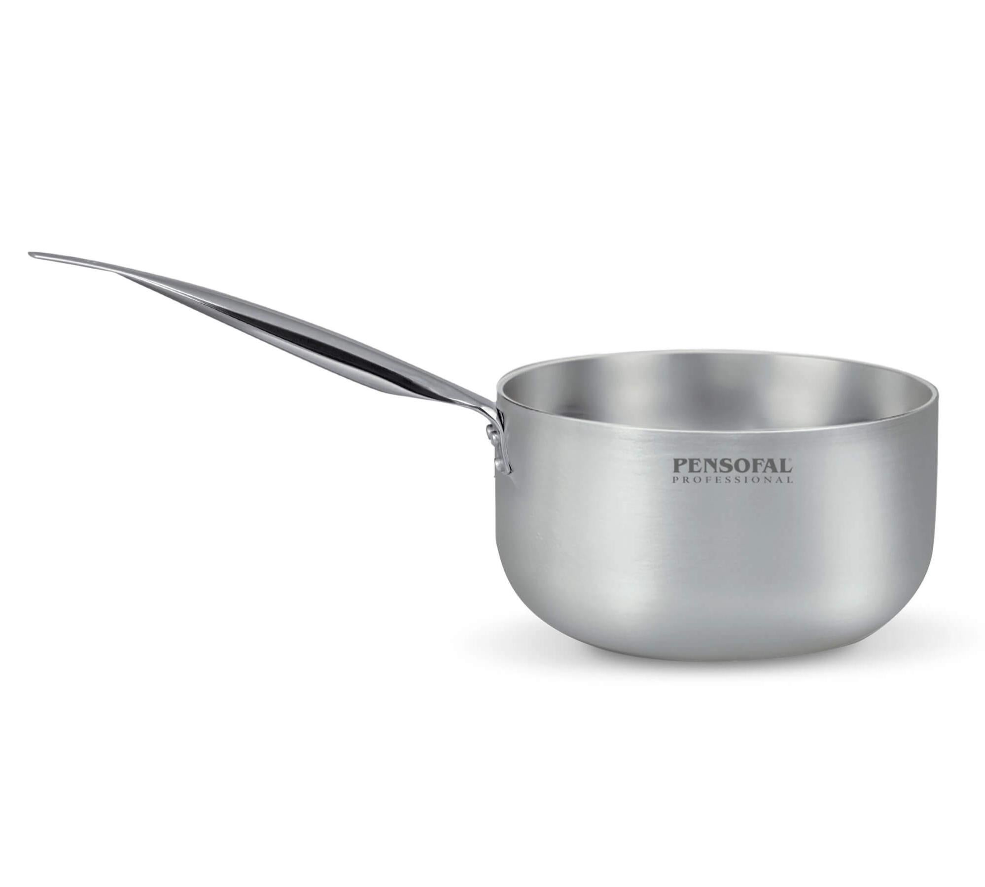 Bon Chef Casseruola Rotonda In Alluminio Con Fondo A Induzione, 15x10 Cm, Acciaio Inox