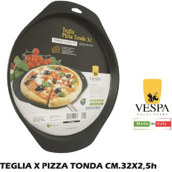 Teglia Rettangolare per pizza in alluminio Pentole Agnelli - 35X28