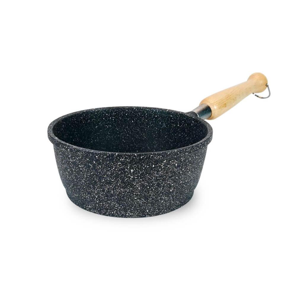 Casseruola California 1M In Acciaio Inox 3 Strati – 16 Cm Con Coperchio Bianco/oro, Adatta A Induzione E Forno