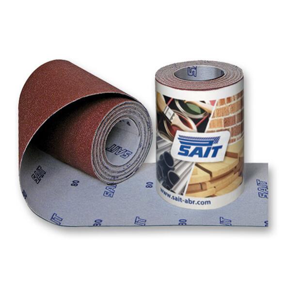 Rouleau Papier Abrasif NORTON R222 – 430 Mm X 50 M, Grain 180, Flexible Coton