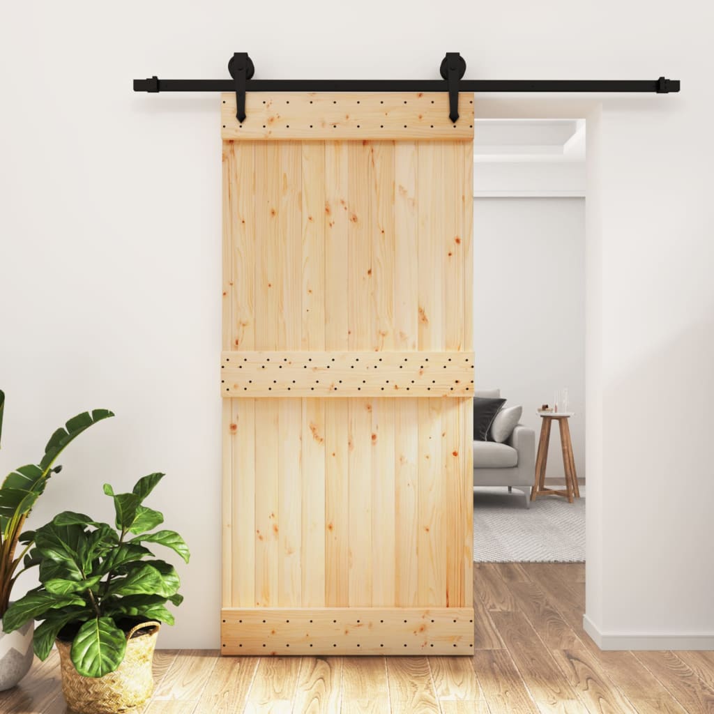 Kit de puerta de granero de 5 pies a 10 pies de acero inoxidable deslizante  simple puerta de granero de madera de granero Kit de rodillos para puertas
