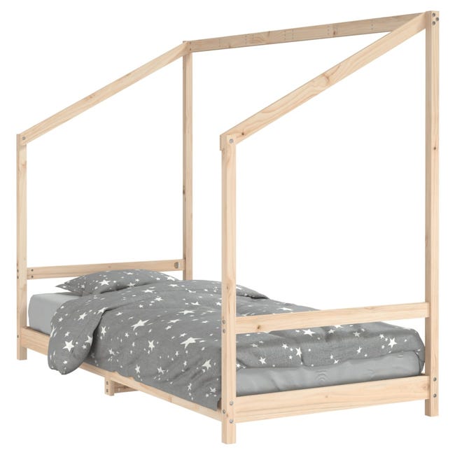 Maison Exclusive Estructura de cama infantil con cajones madera pino 90x190  cm