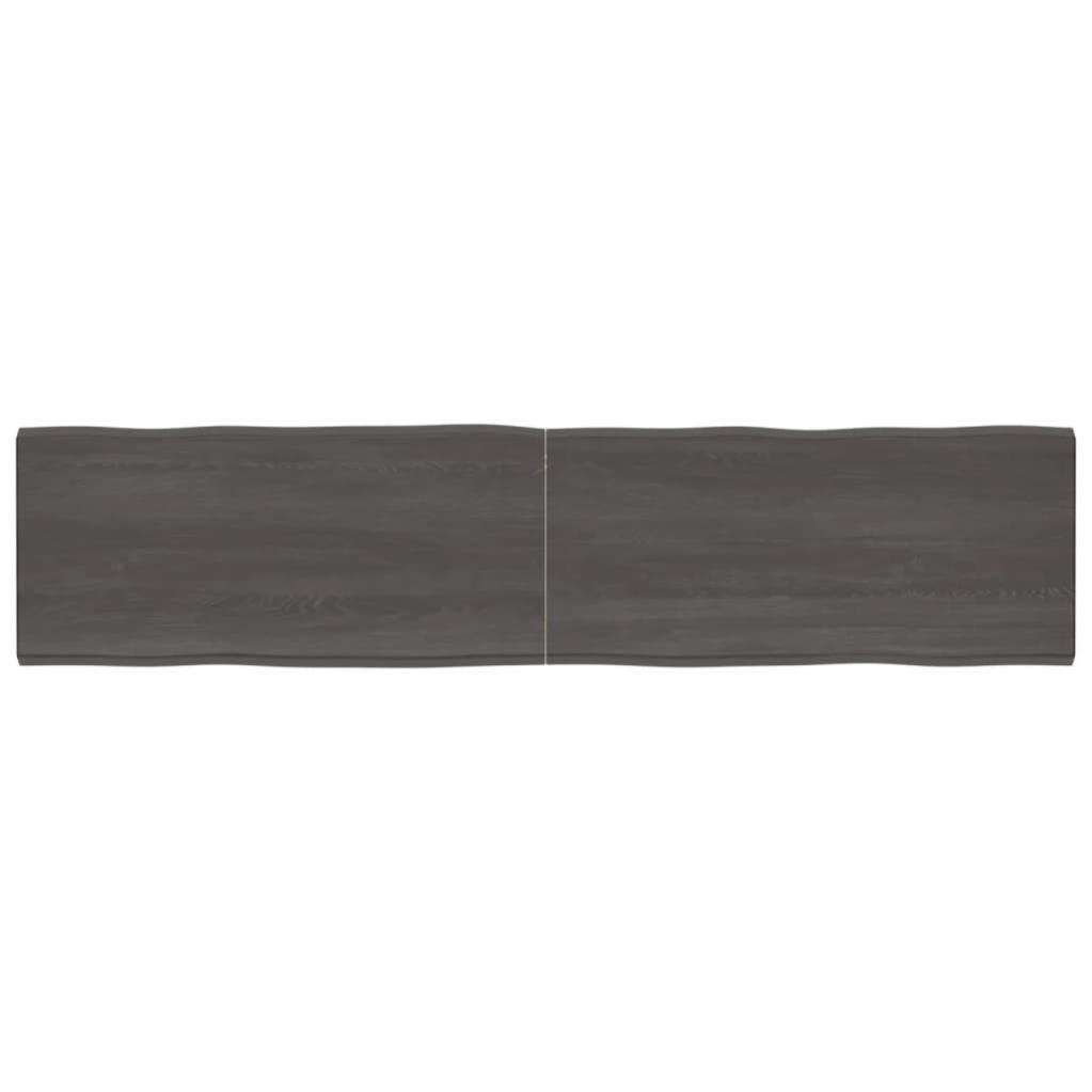 maison-exclusive-piano-tavolo-marrone-scuro-220x50x-2-4-cm-rovere-non