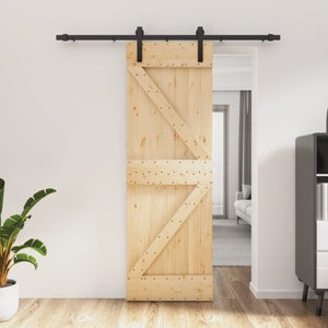 Maison Exclusive Kit de herrajes para puertas correderas SKIEN