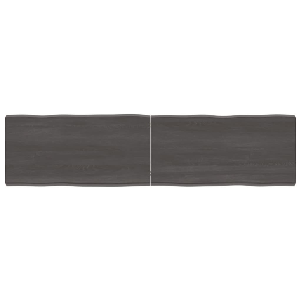maison-exclusive-piano-tavolo-marrone-scuro-160x40x-2-6-cm-rovere-non