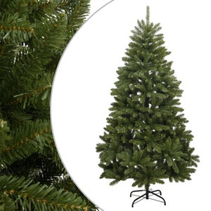 Sapin de Noël Artificiel 210 cm avec 808 Branches et Support en