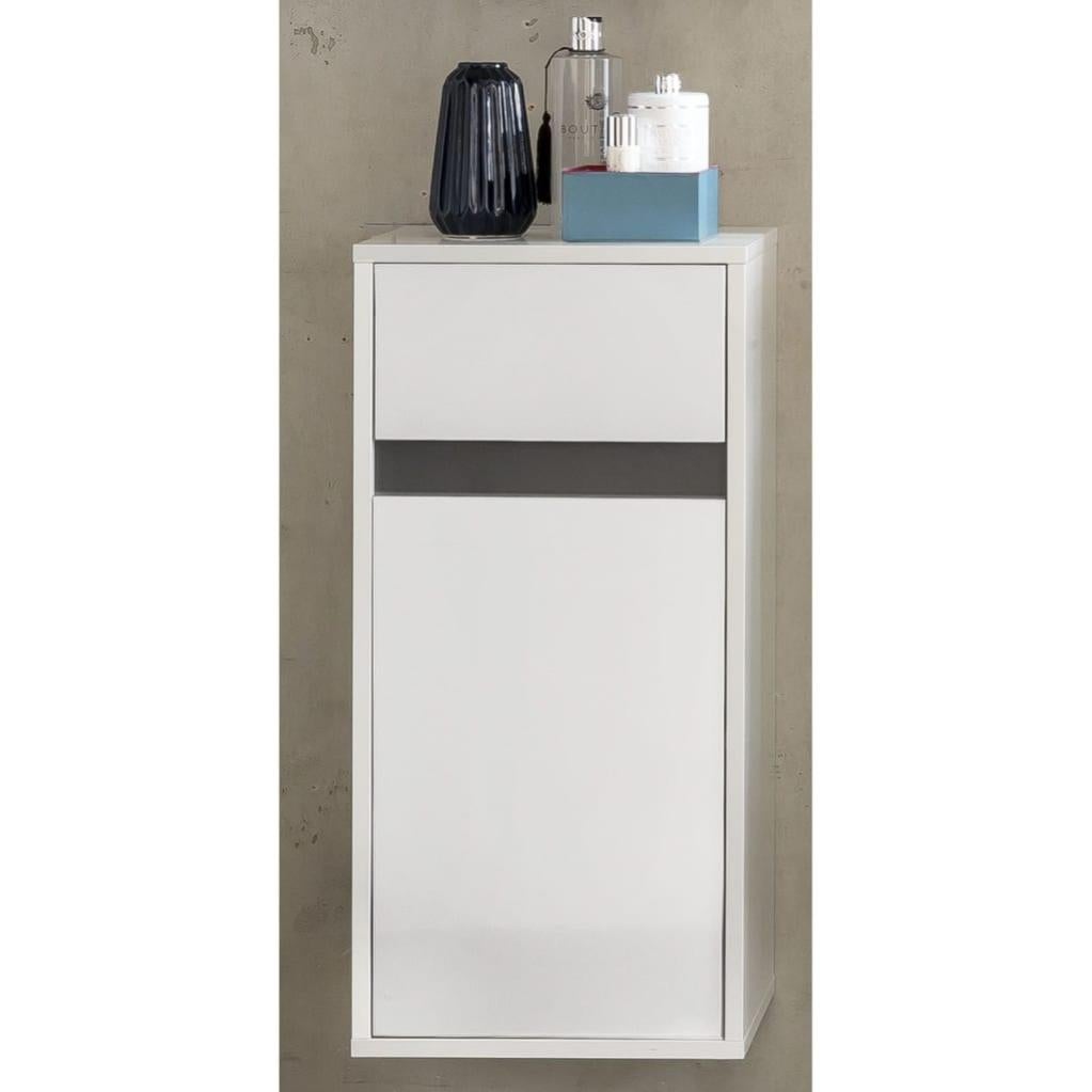 Trendteam Armoire murale de rangement avec tiroir Sol blanc Leroy Merlin