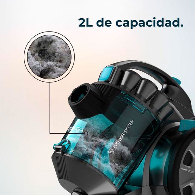 Aspirador trineo Conga Rockstar Multicyclonic Compact Cecotec - Conforama