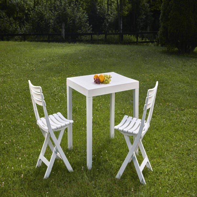Ensemble table et chaises vidaXL Chaises pliables d'extérieur 2