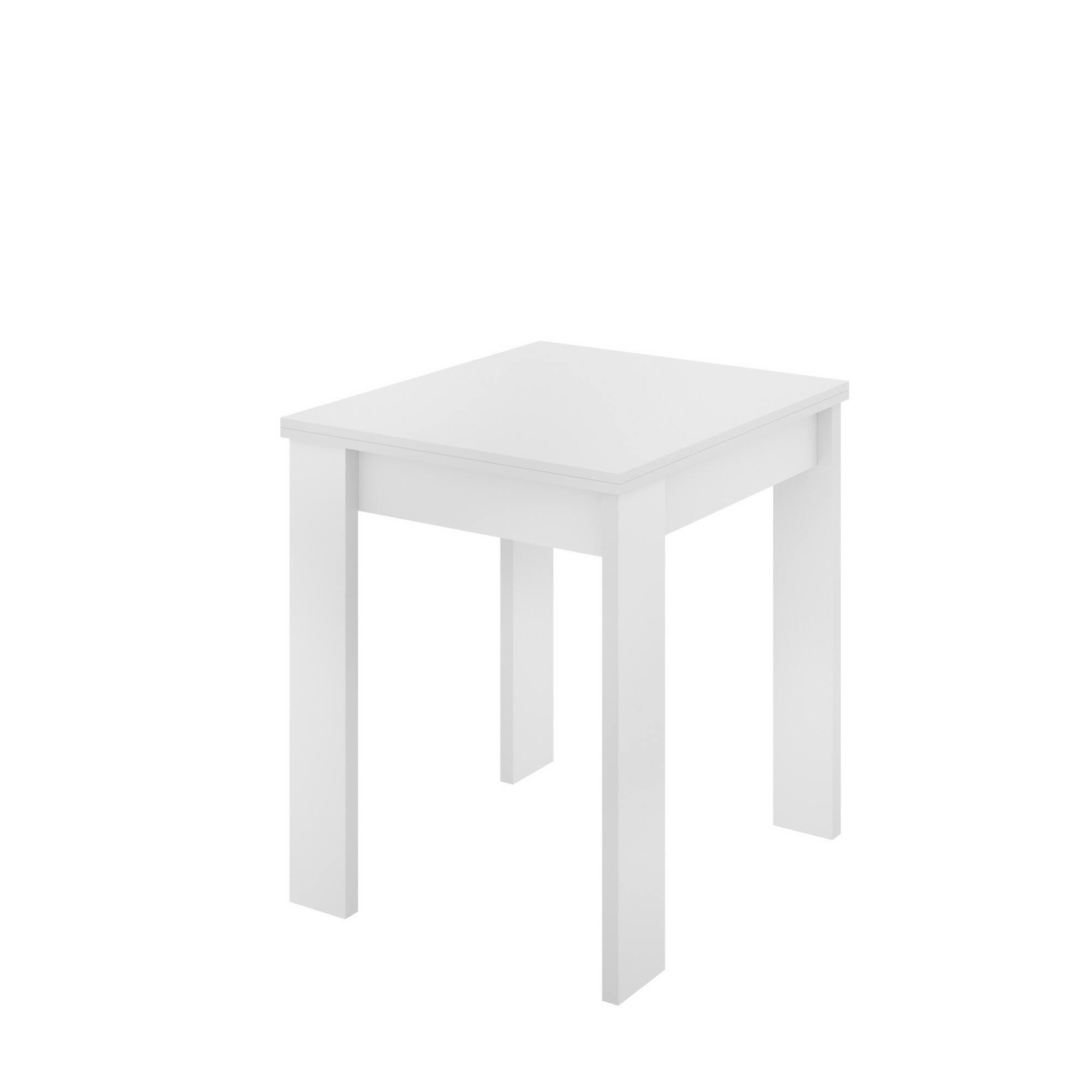 Dmora - Table extensible Dmanuel, Console extensible auxiliaire  multiposition, Table à manger pliante avec plateau rabattable, 110x33 /