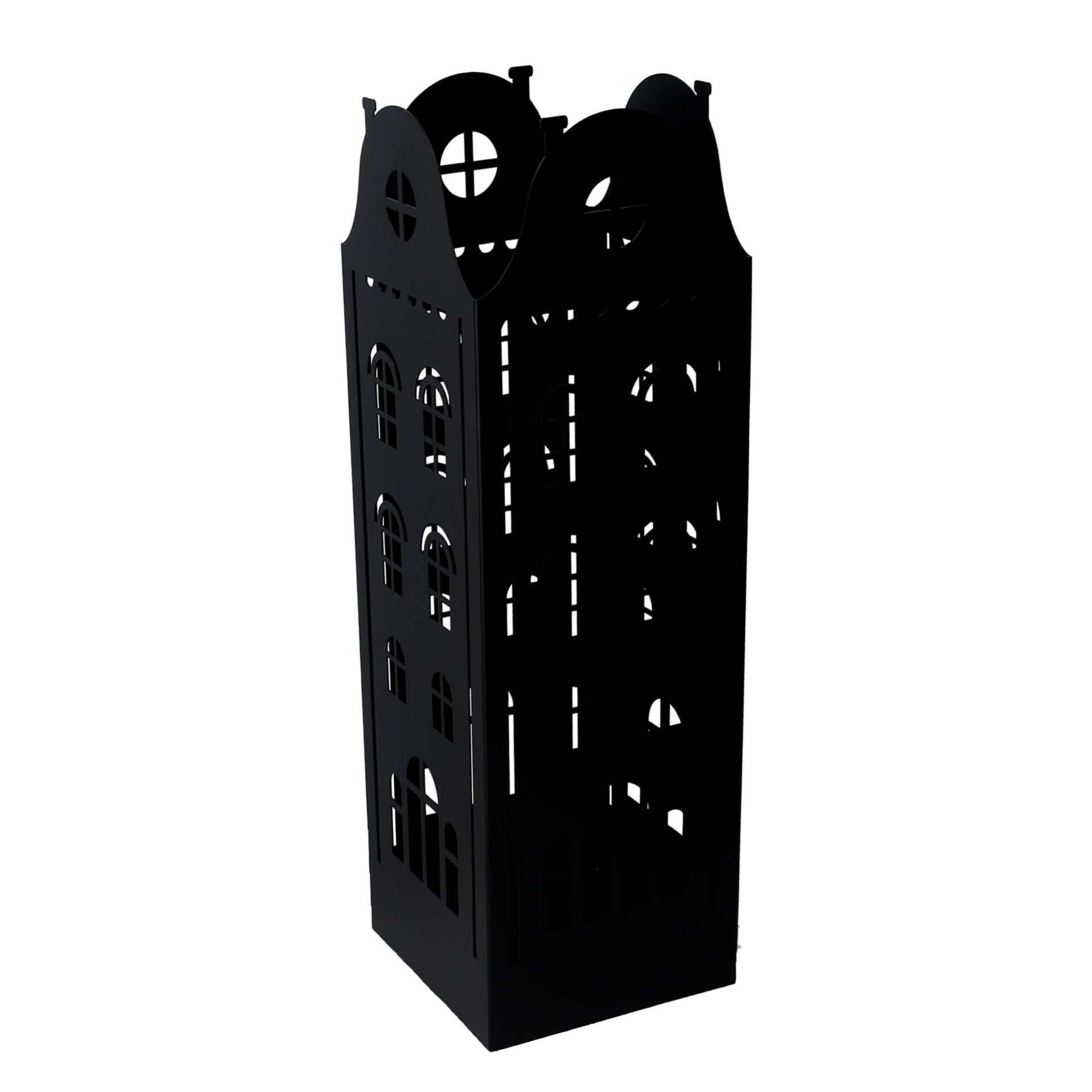 Portaombrelli Hiceeden metallo Freestanding a maglia quadrata porta ombrelli per