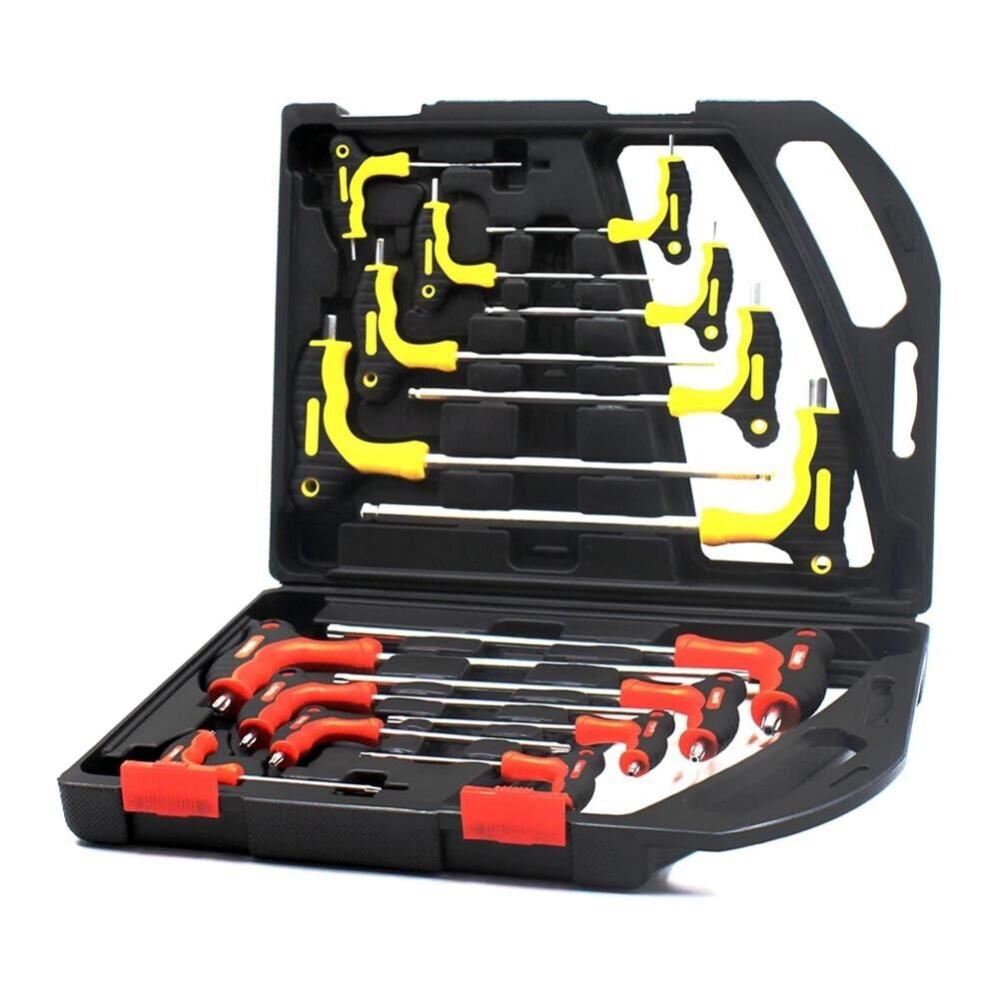 STANLEY - 9 PEZZI - TRIANGOLO PIEGHEVOLE CON SET 9 CHIAVI A BRUGOLA MASCHIO ESAGONALE | Leroy Merlin - Foto 5