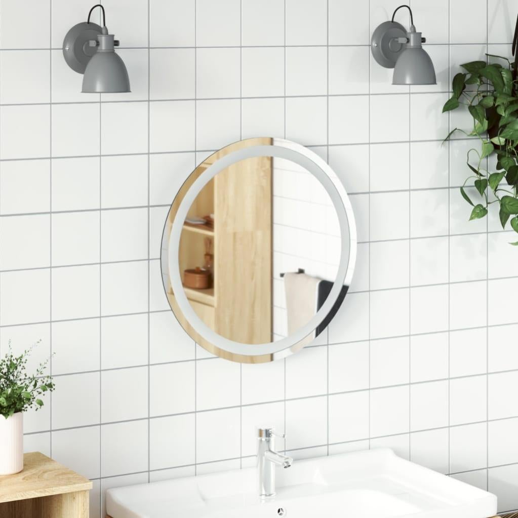 VidaXL Specchio Da Bagno Con Luci LED 90x60 Cm - IP65 Impermeabile, Spessore 4mm, Alimentazione USB, Facile Installazione Con Ganci - 3