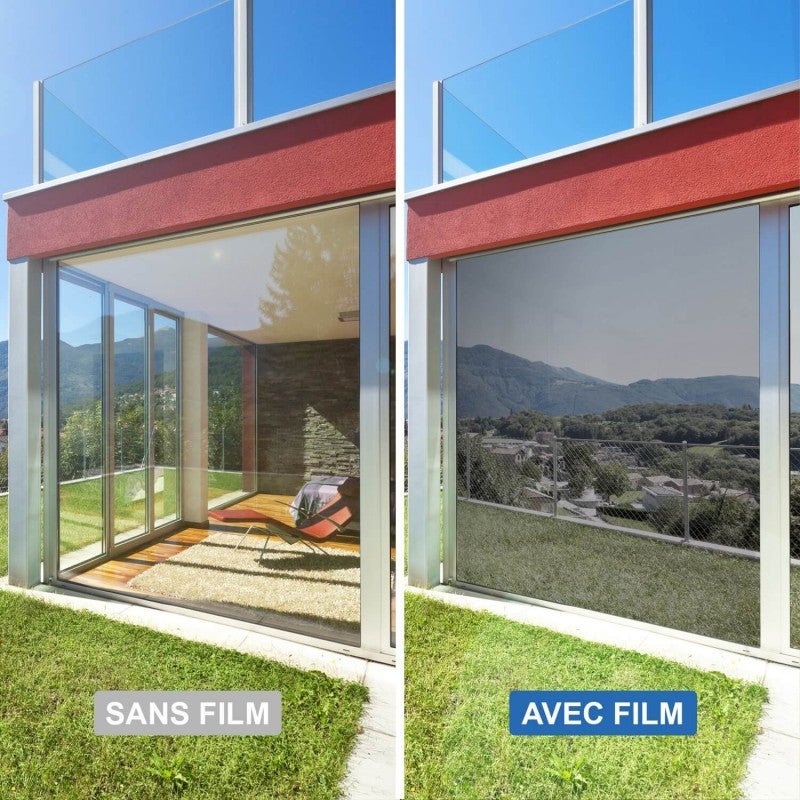 DIMEXACT - Film isolant anti froid pour fenêtre - bleu clair - 152 cm x 0.5  m - en Rouleau
